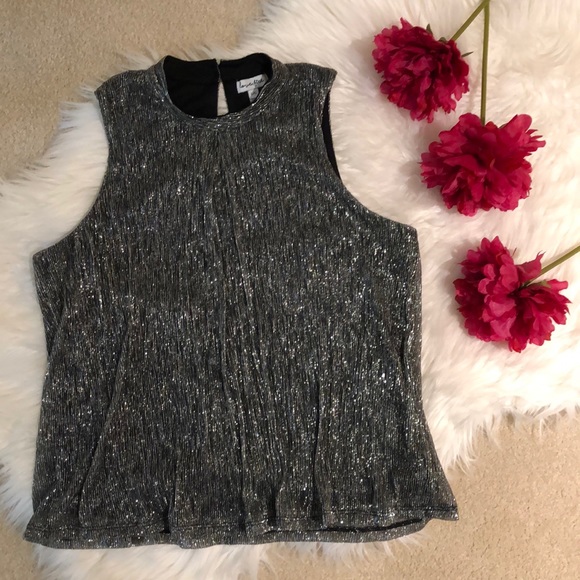 Metallic Silver Tank - Picture 2 of 3